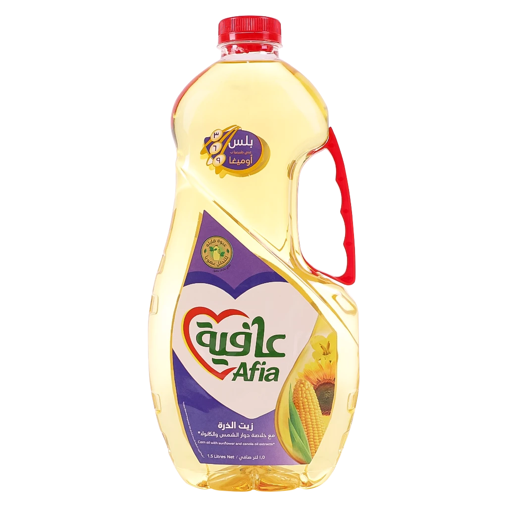 Afia Plus Corn And Sunflower Oil Mixture To Enhance Immunity 1.5 L