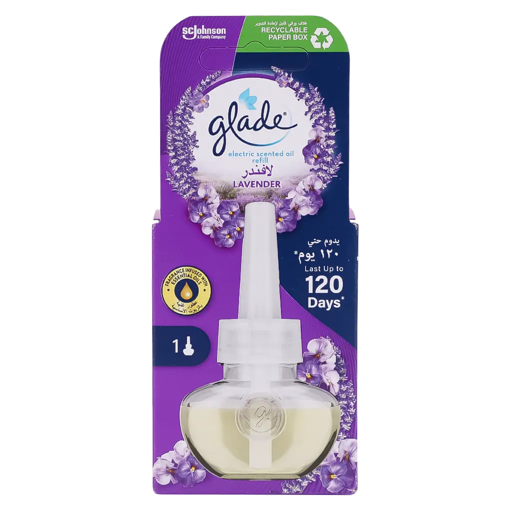Glade Electric Plugins Air Freshener Lavender Scented Oil Refill 20 ml - view 2