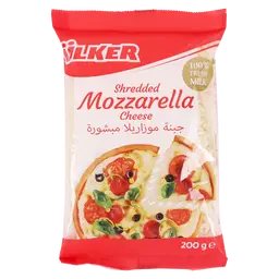 Ulker Shredded Mozzarella Cheese  200 gm