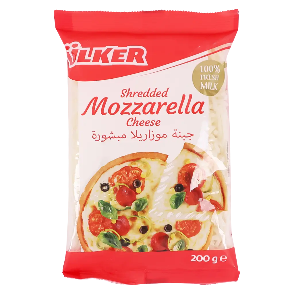 Ulker Shredded Mozzarella Cheese  200 gm - view 1