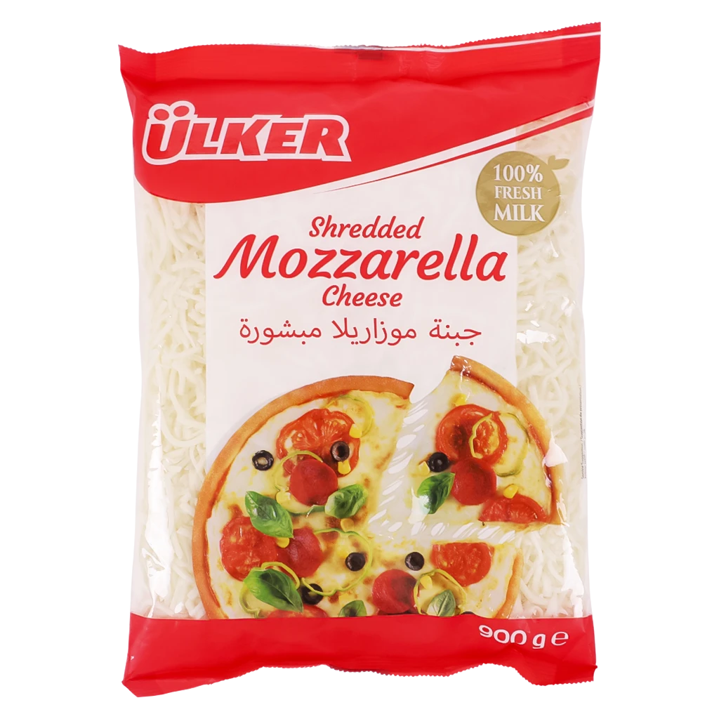 Ulker Shredded Mozzarella Cheese  900 gm