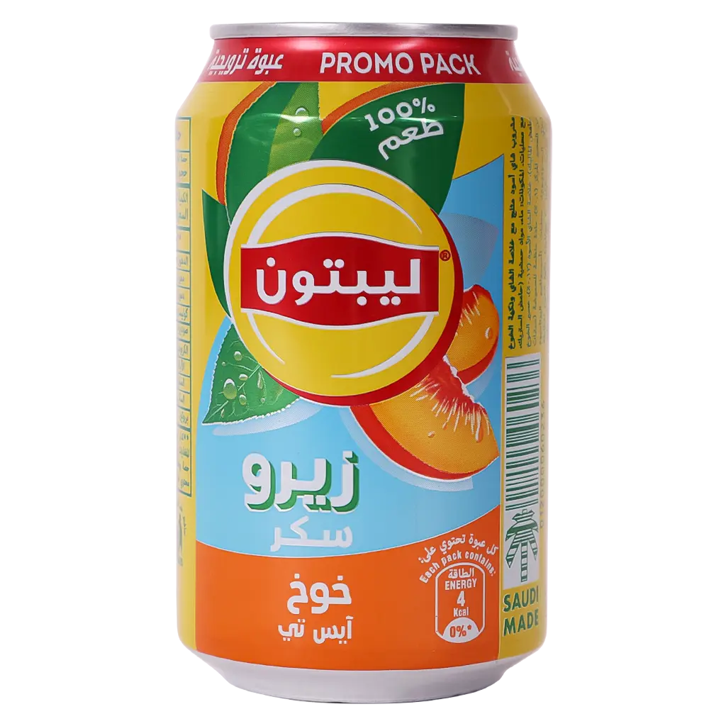 ليبتون أيس تي زيرو بنكهة الخوخ 315 مل - view 2