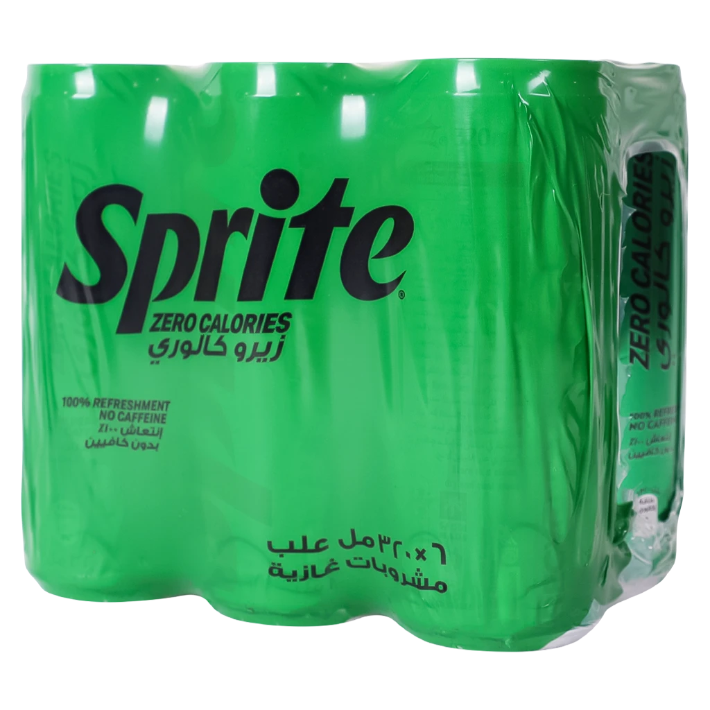 Sprite Zero soft drink 6 pcs 320 ml
