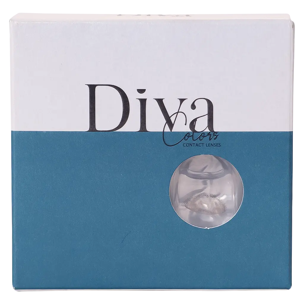 Diva Plano Contact Lenses Monthly Amande  - view 3