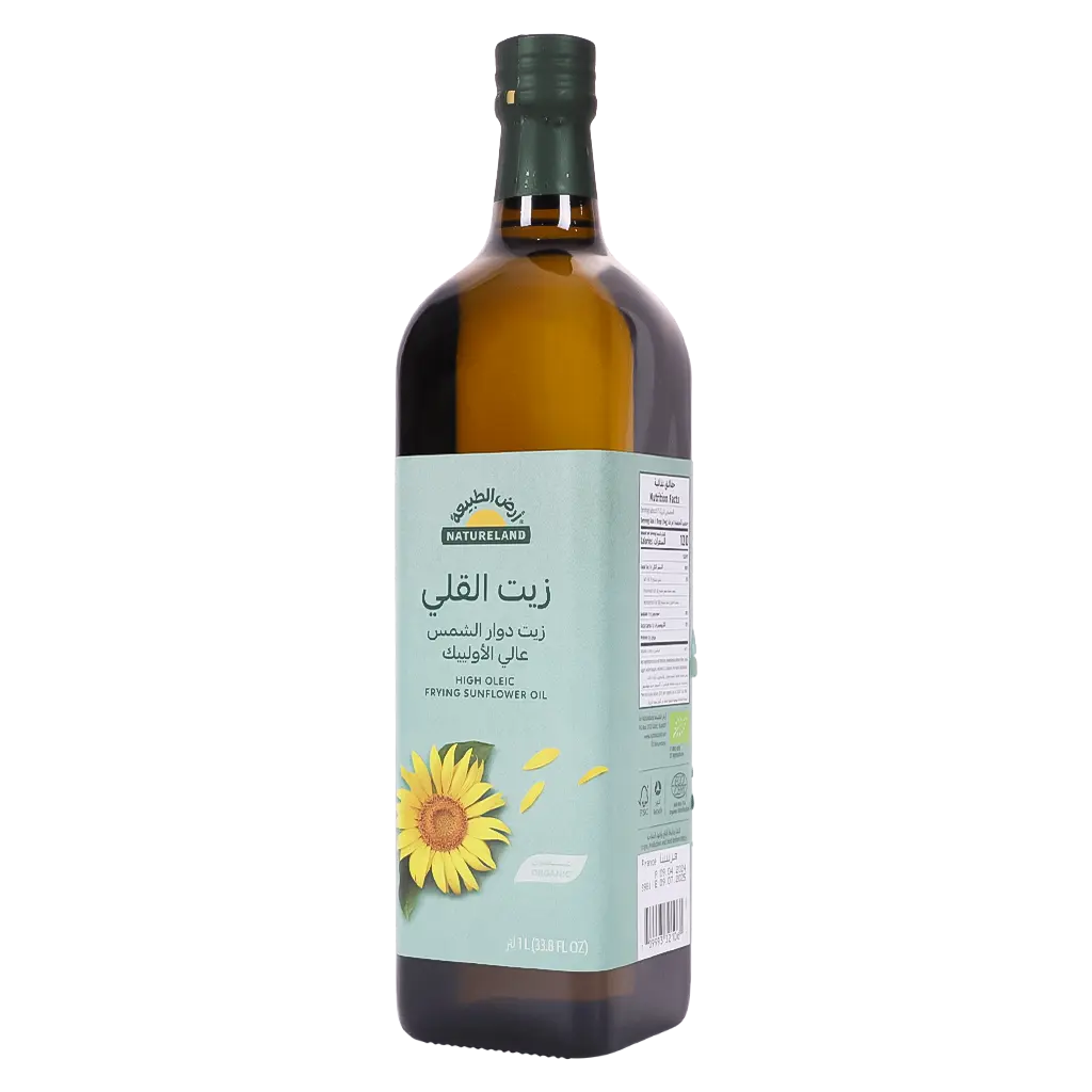 Natureland Sunflower Oil For Frying 1L - view 1