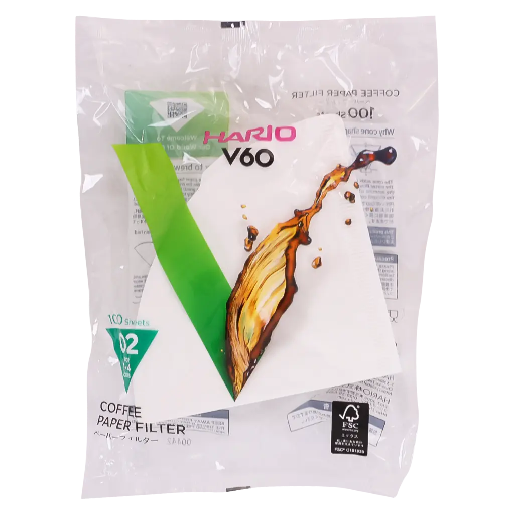 Hario V60 Paper Filters 02 White 100 Sheets - view 2