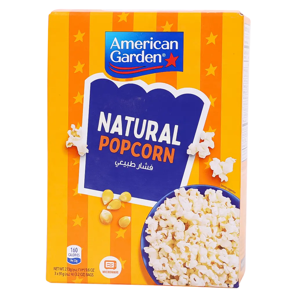 American Garden Microwave Popcorn Regular273 gm - view 2