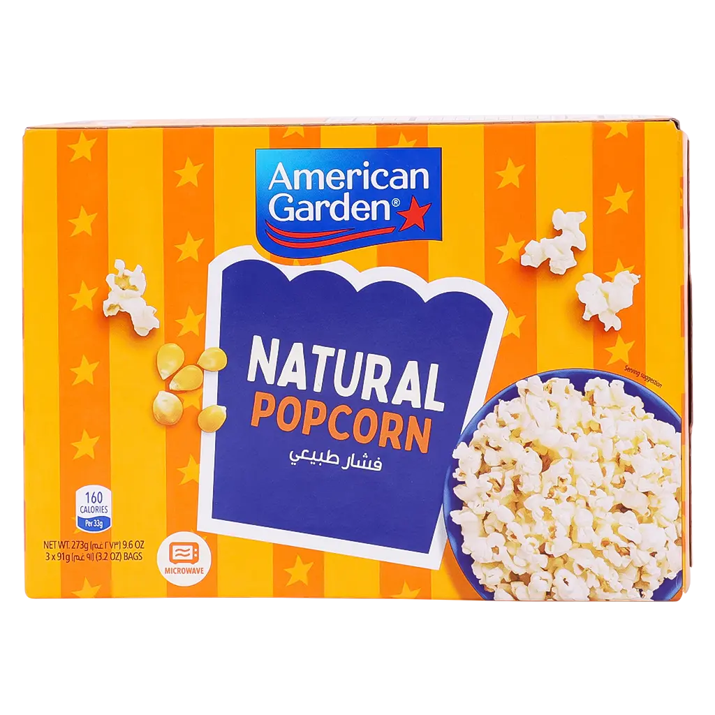 American Garden Microwave Popcorn Regular273 gm - view 4