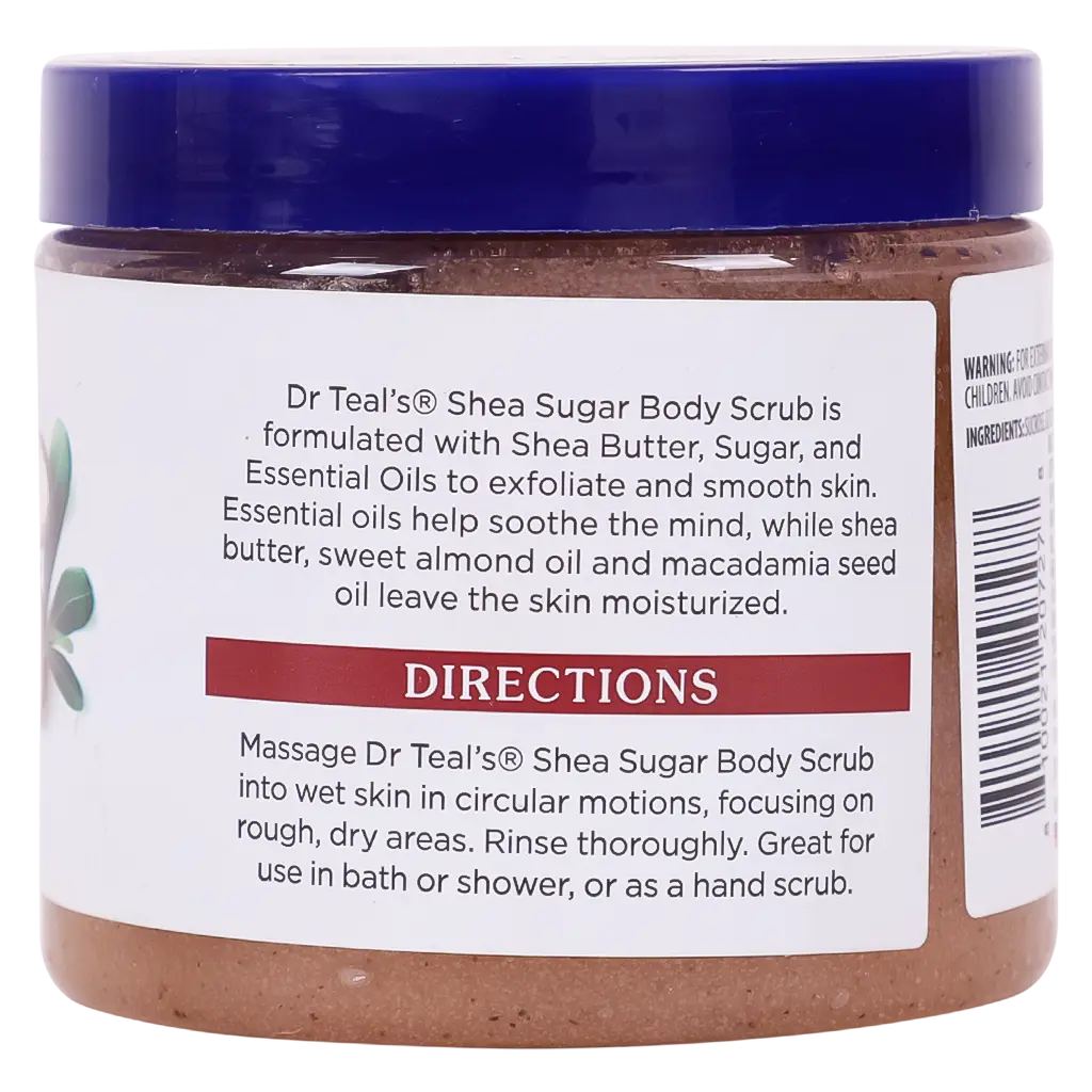 Dr Teal'S Shea Sugar Exfoliating Body Scrub Shea Butter and Almond Oil 538 gm - view 3
