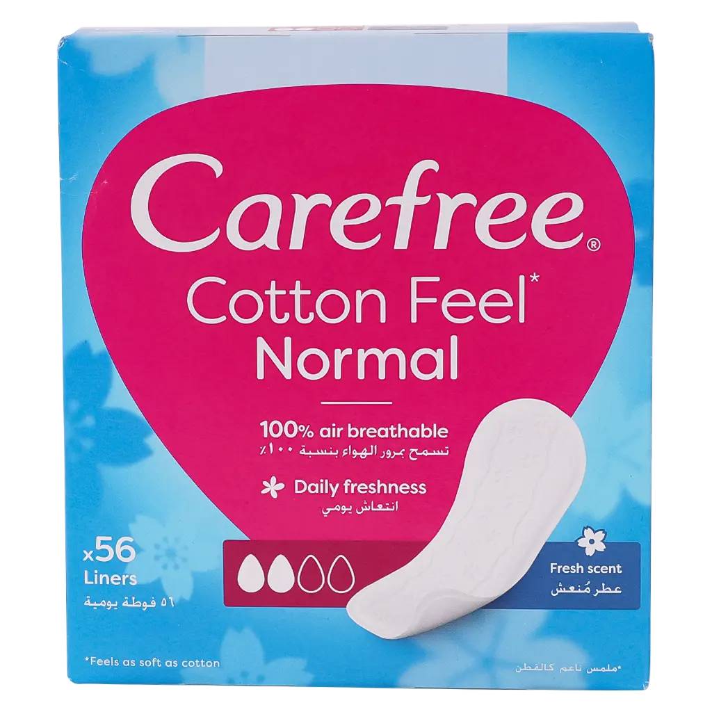 Carefree Sanitary Pads Fresh Cotton Scent 56 pads - view 3