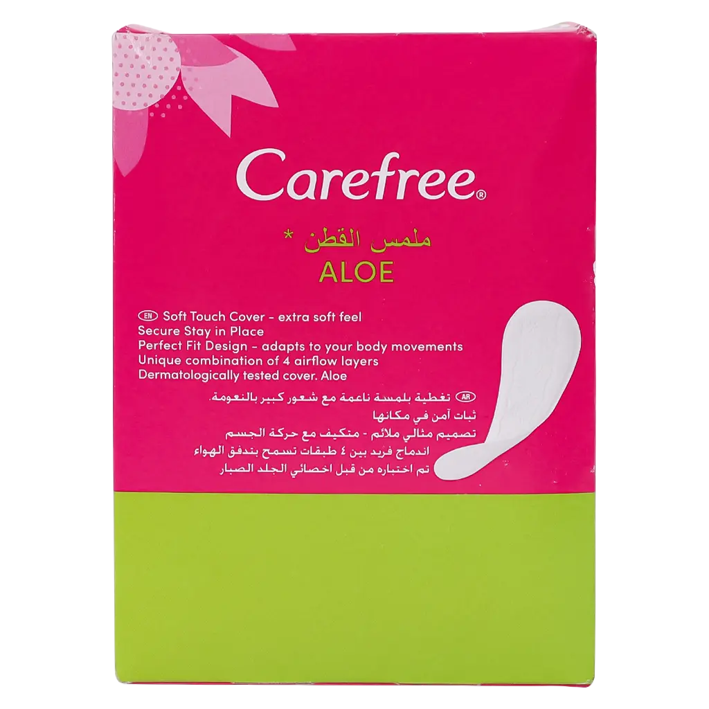 Carefree Cotton Aloe Panty Liners 30 Pads - view 4