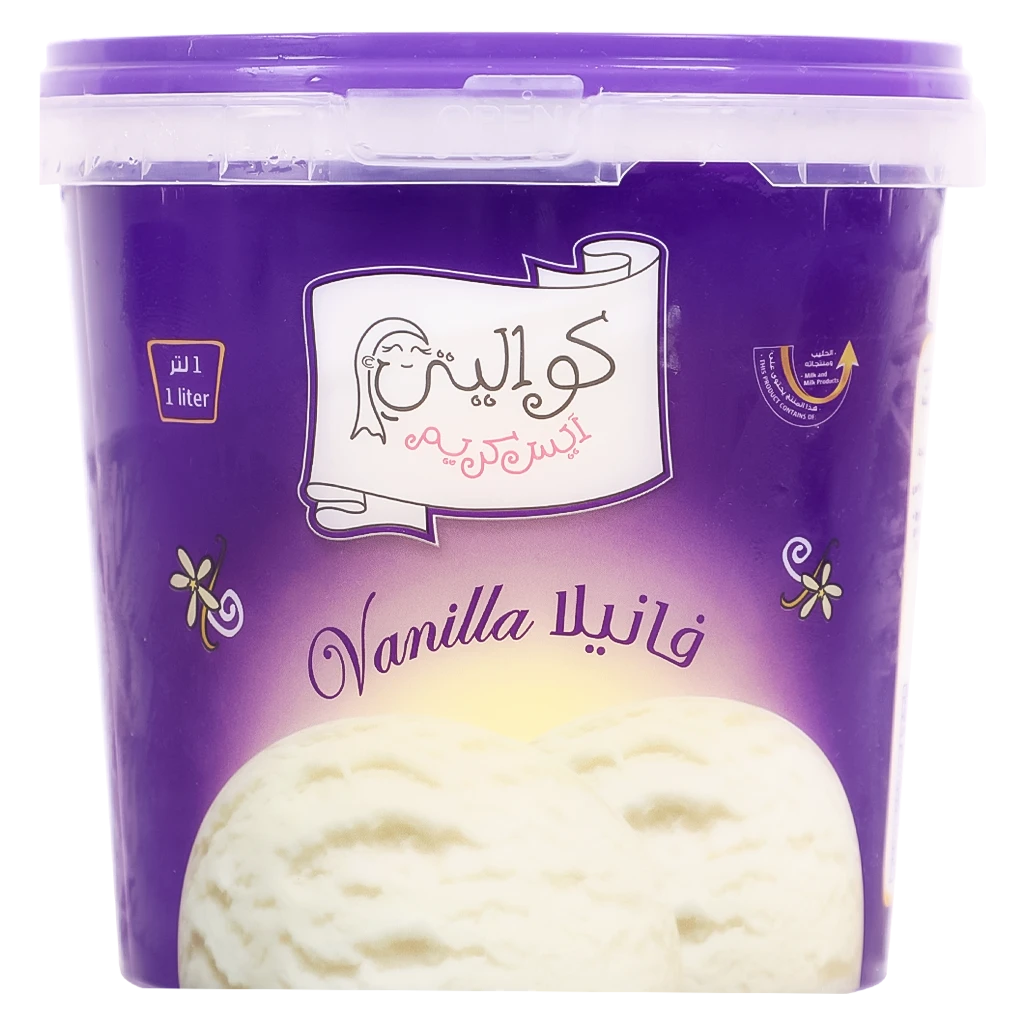 Kwality Ice Cream Vanilla 1 L 
