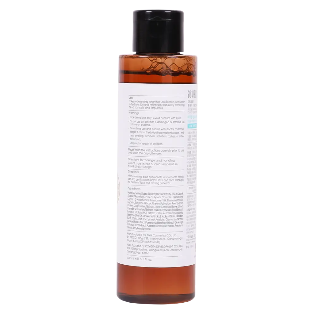Acwell Licorice Ph Balancing Cleansing Toner 150 ml - view 6