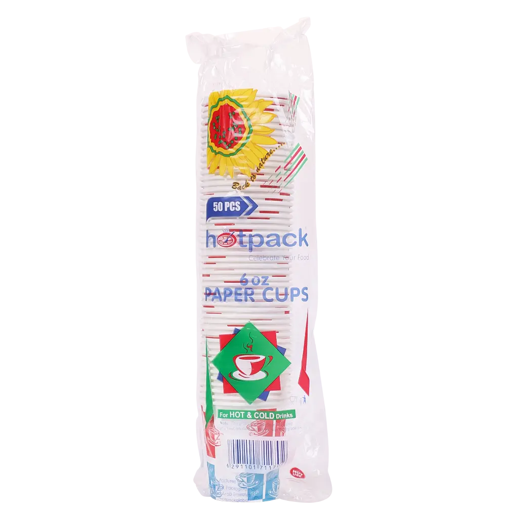 Hotpack Paper Cup6Oz 50Pcs - view 1