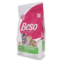 Beso Complete And Balanced Rich In Chicken Kitten Dry Food 2 kg