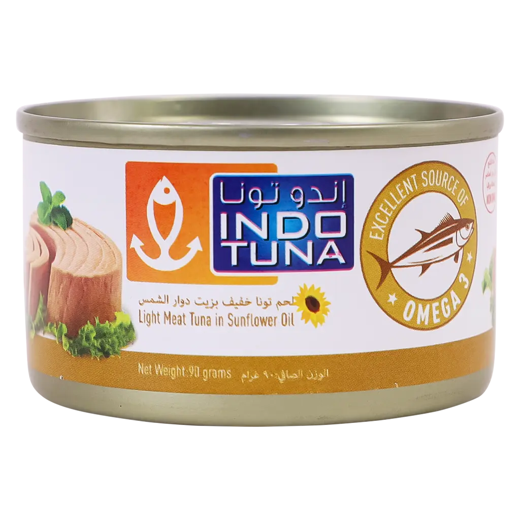 Indo Light Meat Tuna In Sunflower Oil 90 gm - view 1