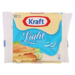 Kraft Cheese 10 Slices Light 200G