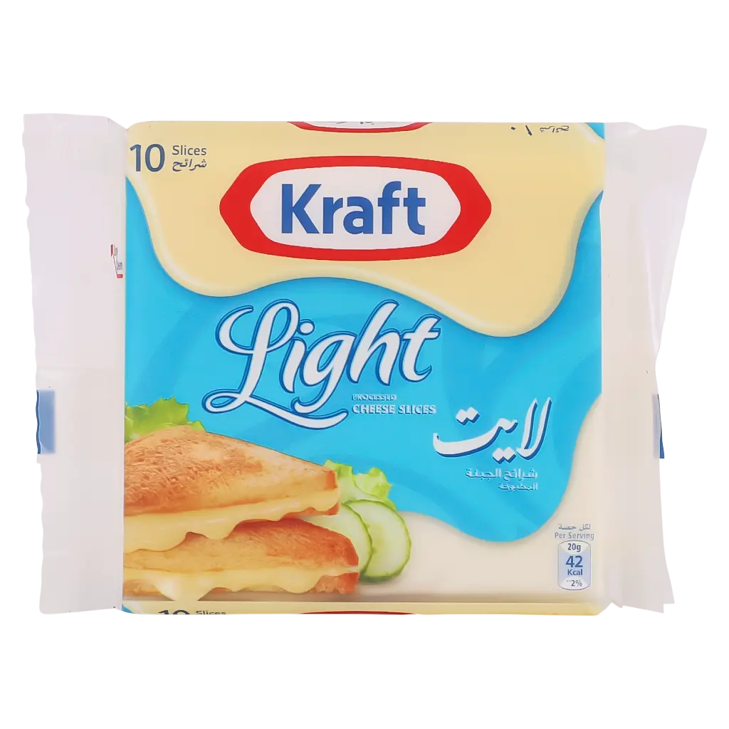 Kraft Cheese Slices Light 10 Pcs 200g - view 4