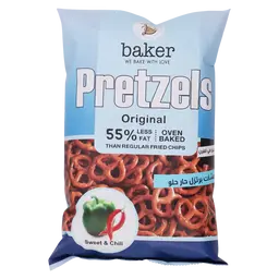 Baker Original Pretzels Sweet & Chilli 275 gm