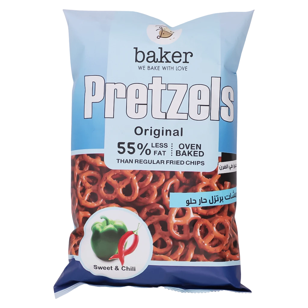 Baker Original Pretzels Sweet & Chilli 275 gm