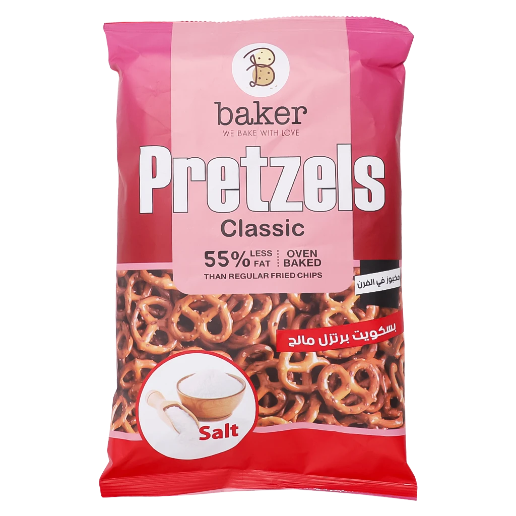 Baker Pretzles Classic Salty 250 gm