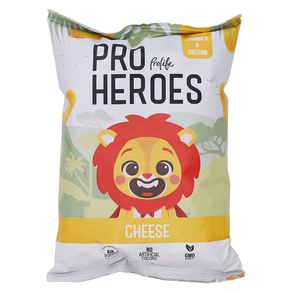 Prolife Pro Heroes With Cheese Puffs 35G