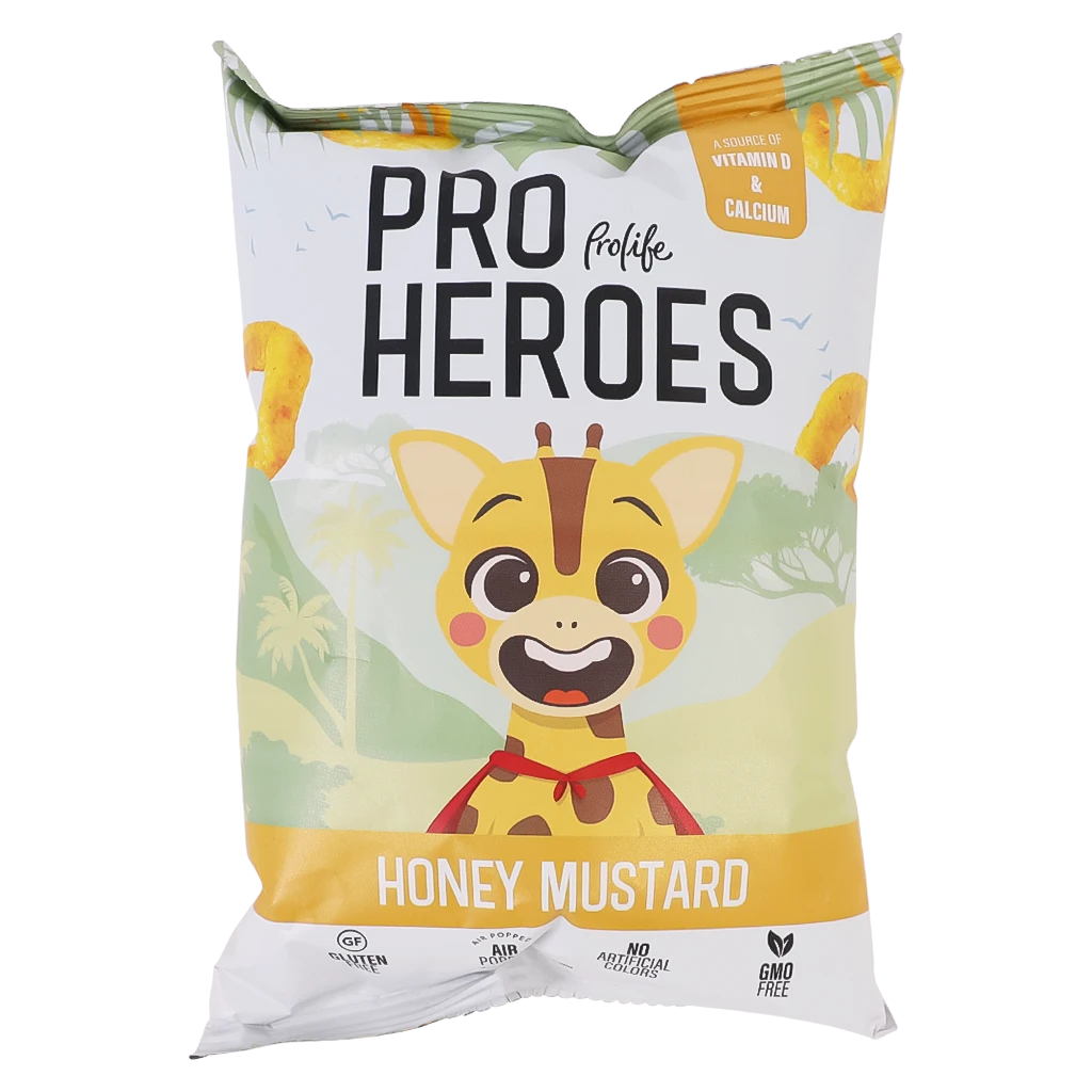 Prolife Pro Heroes Corn Rings Vitamins Honey Mustard Flavor 30 gm