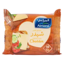 Almarai Cheddar Slices Cheese 10 Silces 200 gm