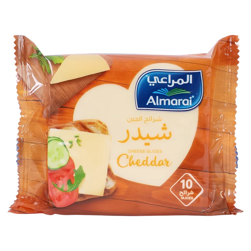 Almarai Cheddar Slices Full Fat 200 gm