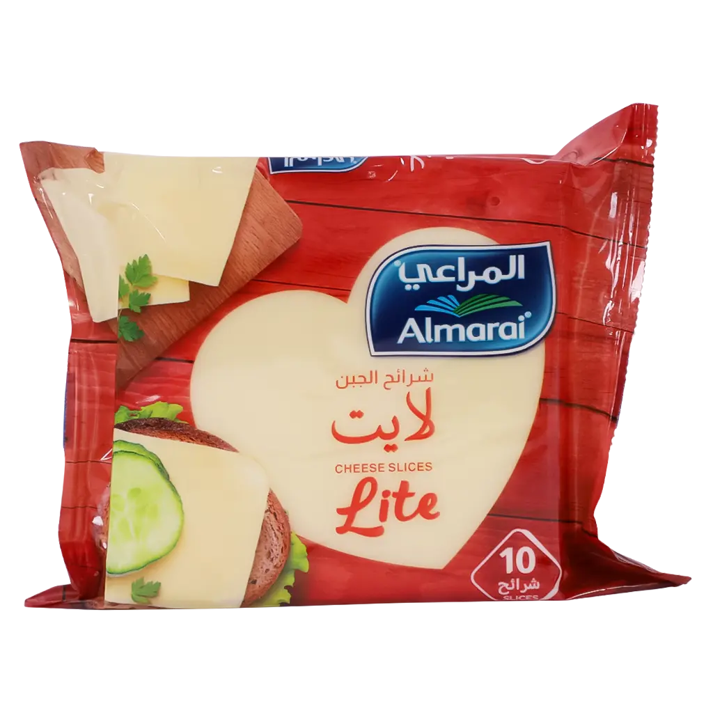 Almarai  Low Fat Slices Cheese 10 Slices 200 gm - view 1