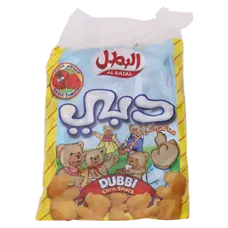 Albatal Dubbi Corn Tomato Snacks Box 20 x 15gr 