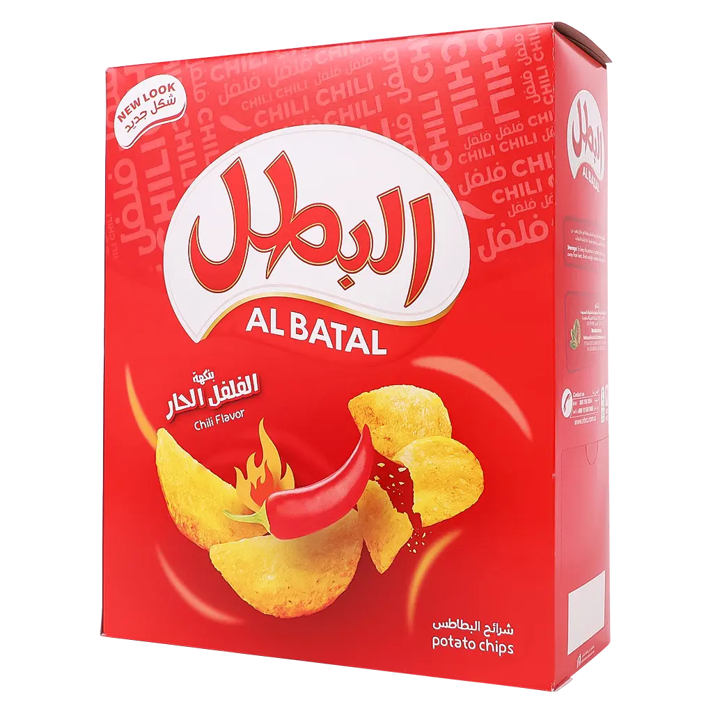Albatal Potato Chips Chilli 12 PCS 23 gm  - view 3