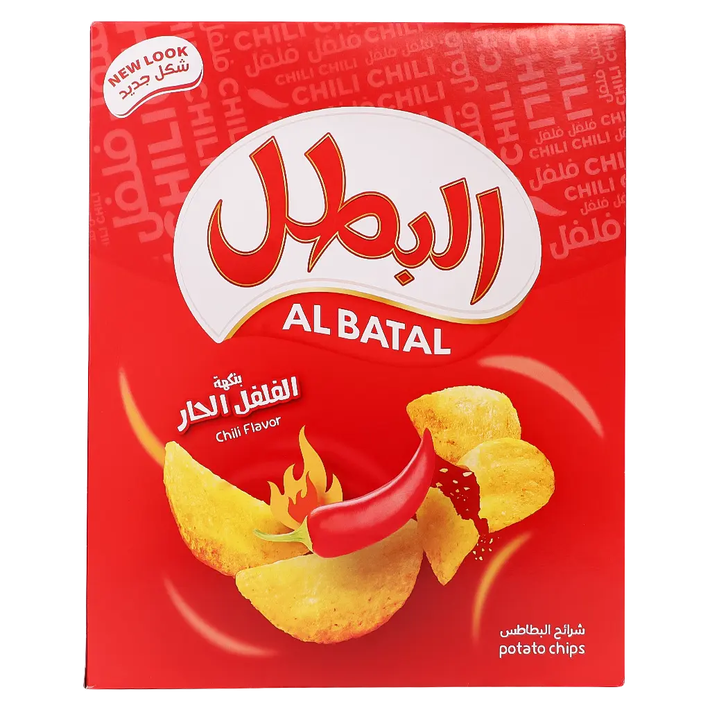 Albatal Potato Chips Chilli 12 PCS 23 gm  - view 4