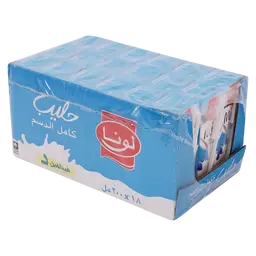 Luna Full Cream Milk 18 pcs 200 ml