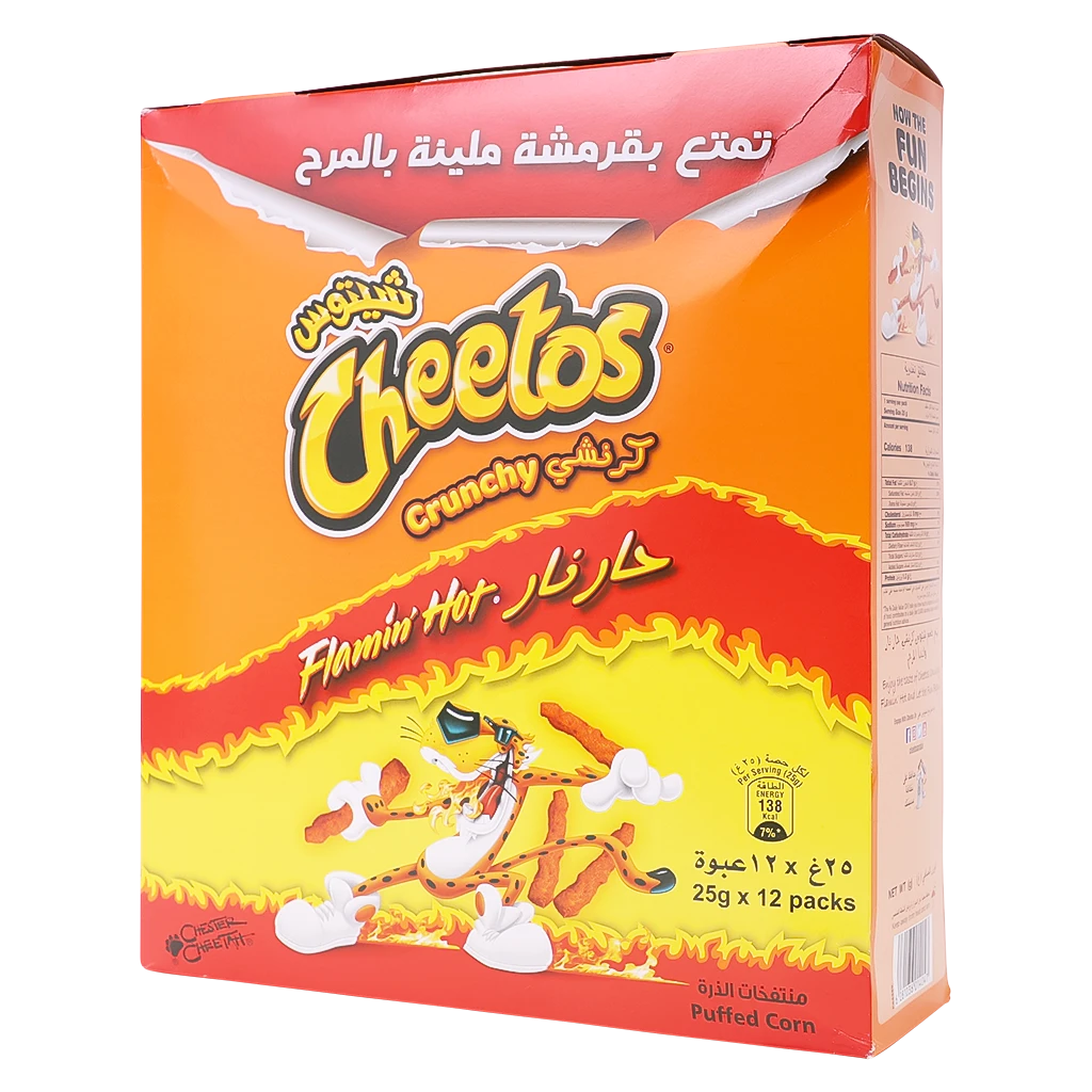 Crunchy Cheetos Flamin Hot 25GX12