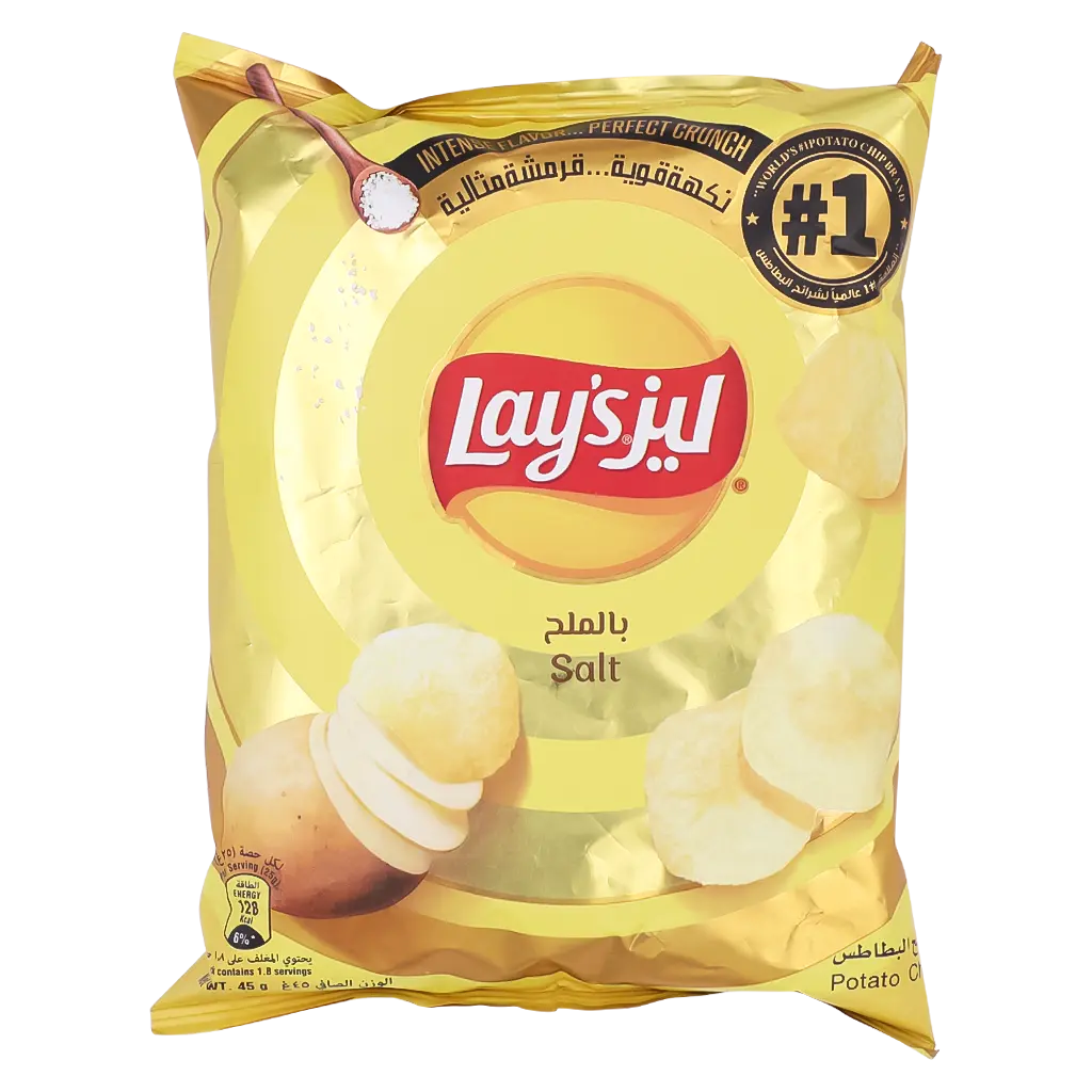 Lay's Salt Potato Chips 45 gm - view 2