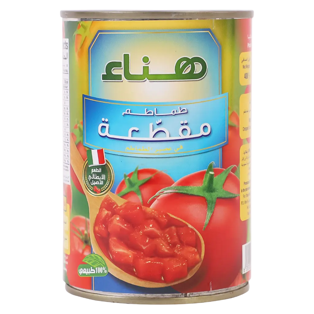 Hanaa Chopped Tomatoes 400 gm - view 1