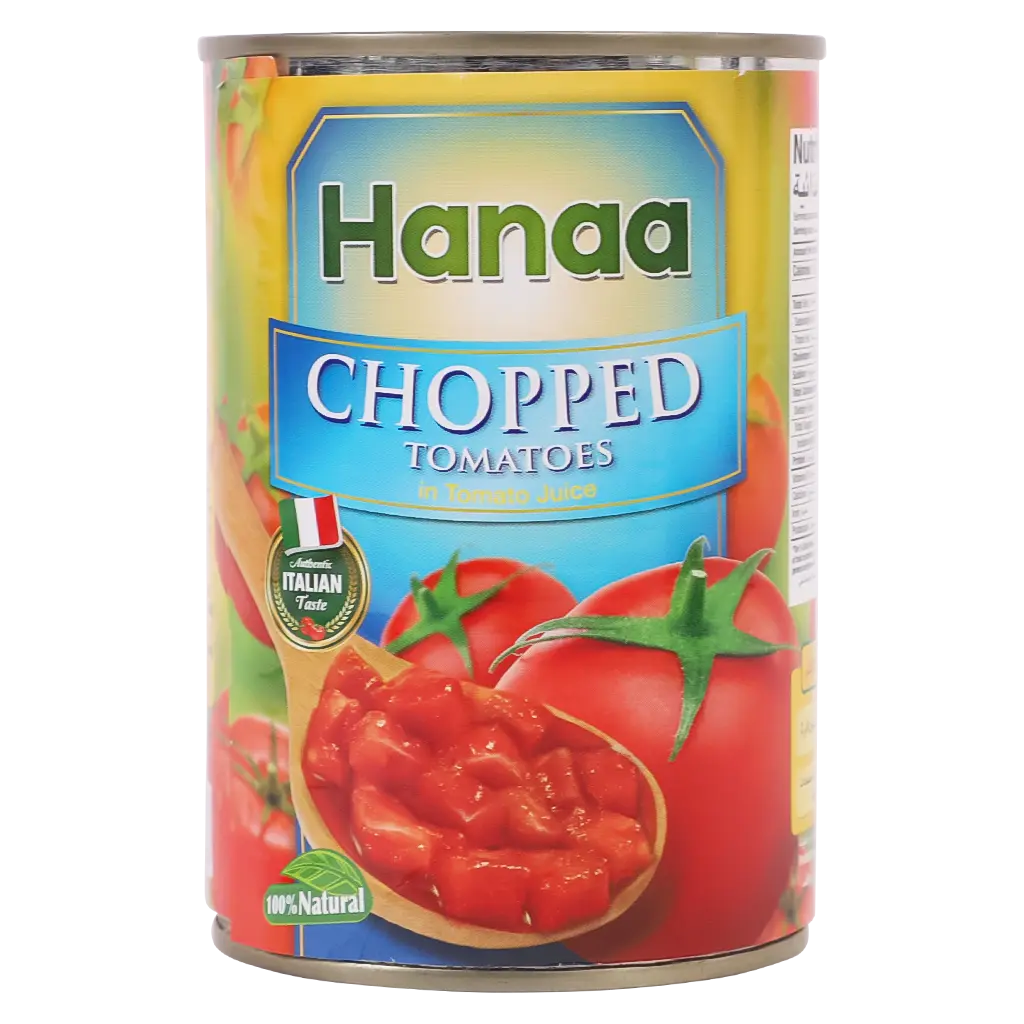 Hanaa Chopped Tomatoes 400 gm - view 2