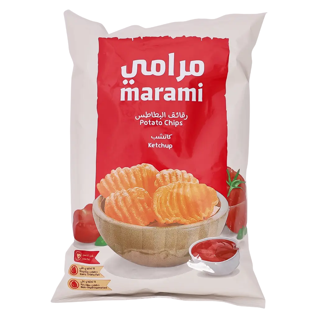 Marami Ketchup Wavy Potato Chips 100 gm - view 1