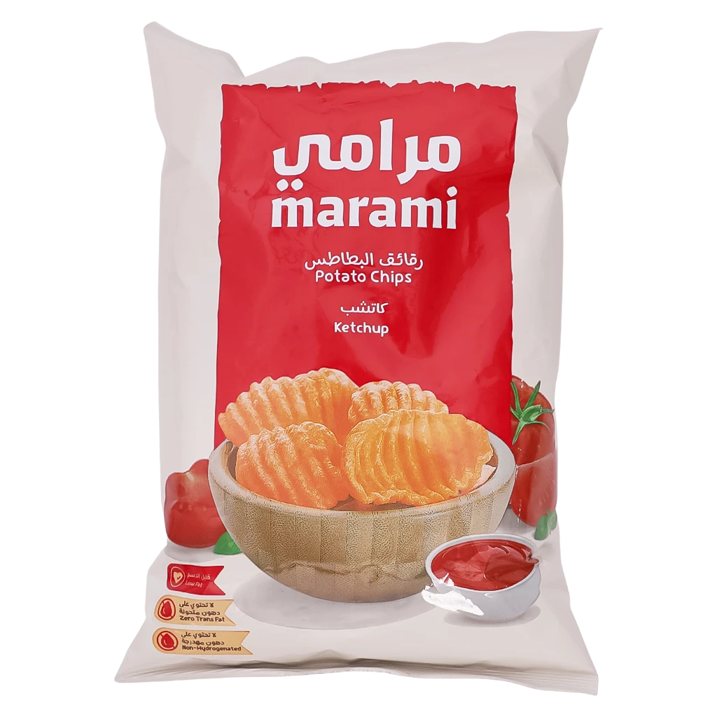 Marami Ketchup Wavy Potato Chips 100 gm