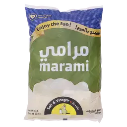 Marami Salt & Vinegar Plain Potato Chips 18 pcs 10 gm