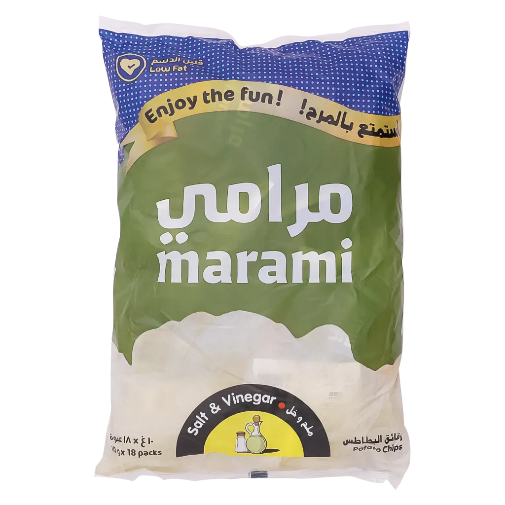 Marami Salt & Vinegar Plain Potato Chips 18 pcs 10 gm - view 1