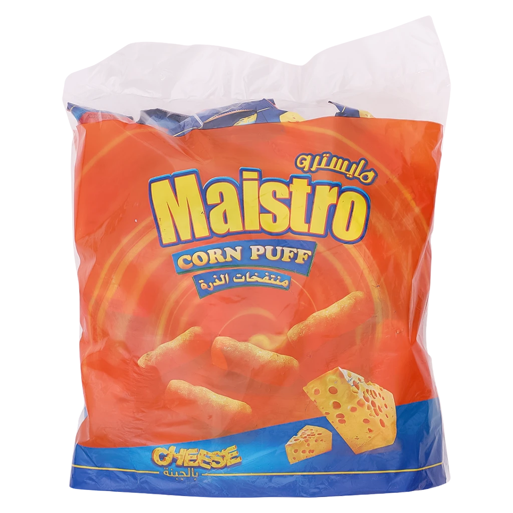 Maistro Corn Puff Cheese 14 pcs 12 gm