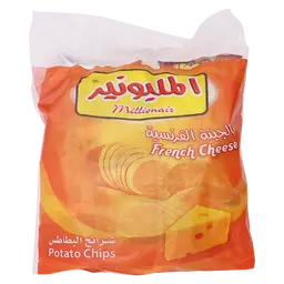المليونير بطاطس  بطعم الجبنة الفرنسية 14 حبة 12 جم