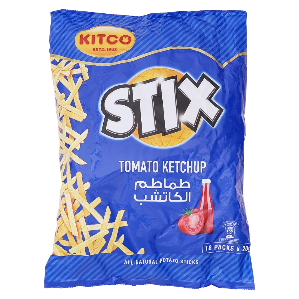 كيتكو ستيكس كاتشب طماطم 18 حبة 20 جم