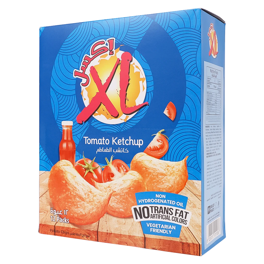 XL Potato Chips Ketchup Duplex 12 pcs 21 gm