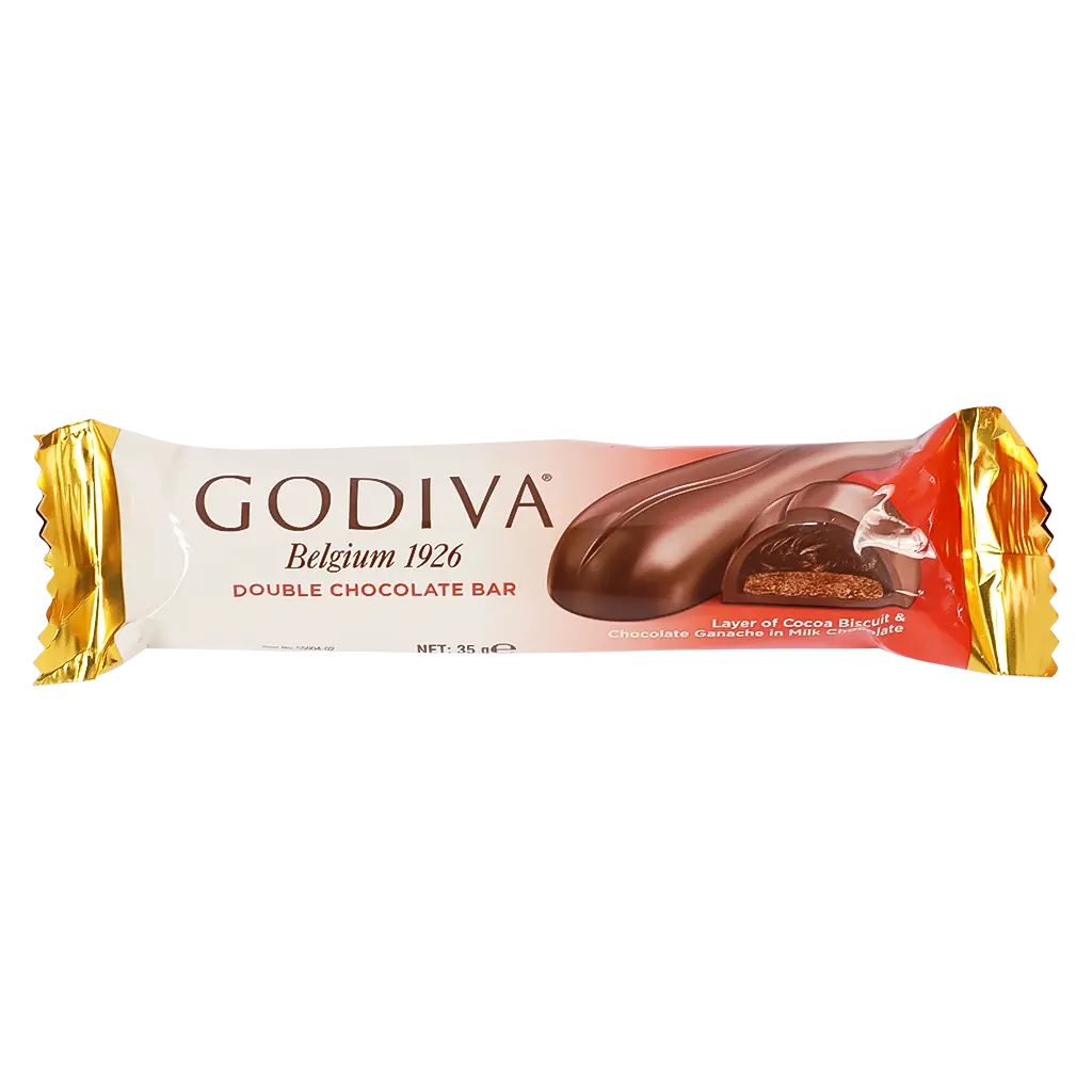 Godiva Double Chocolate Bar 35G - view 1
