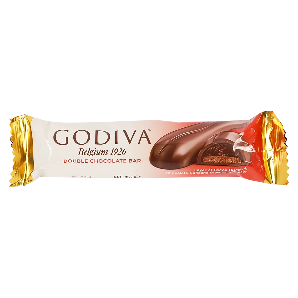 Godiva Double Chocolate Bar 35G