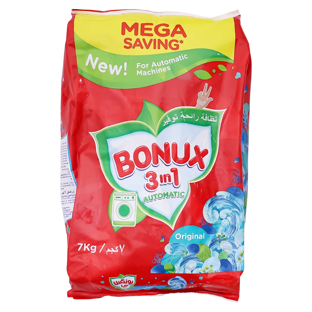 Buy Bonux Powder Original Automatic 7 kg | Ninja Saudi Arabia