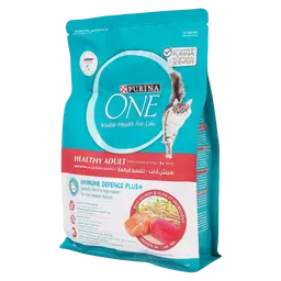 Purina One Dry Cat Food Healthy Adult Salmon and Tuna Cat Food 380 gm